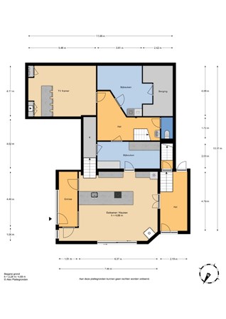 Floorplan - Noordvliet 147A, 3142 CL Maassluis
